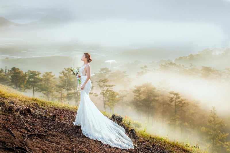 Celestial Bridal Attire